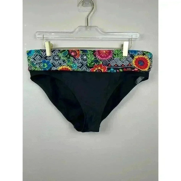 Into the Bleu Geometric & Floral Tankini and Bikini Swimsuit Set - size 12 - Picture 2 of 5